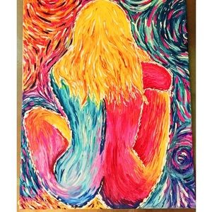 Original textured abstract painting